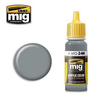 MIG246 MEDIUM SEA GREY BS 637 Acrylic Paint - 17ml