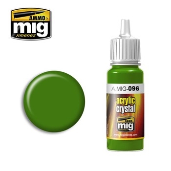 MIG096 CRYSTAL PERISCOPE GREEN Acrylic Paint - 17ml