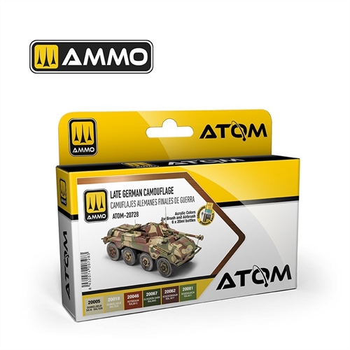 WWII German Late War Colours Atom Acrylic Paint Set