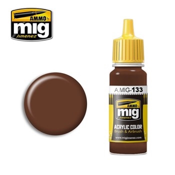 MIG133 RED LEATHER Acrylic Paint - 17ml