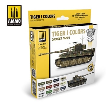 Tiger 1 Colours Paint Set