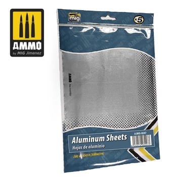 Aluminium Sheets 280x195mm (Pack of 5)