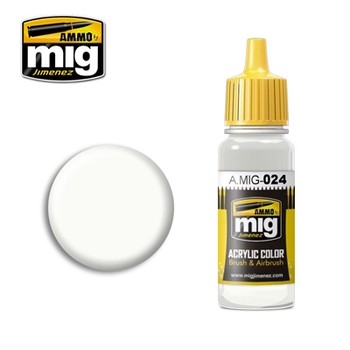 MIG024 WASHABLE WHITE CAMO Acrylic Paint - 17ml