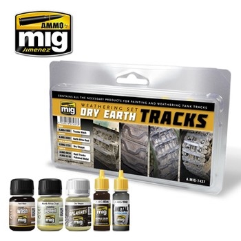Dry Earth Tracks Weathering Set