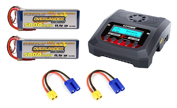 Battery and charger combo for PD Racing Magnitron