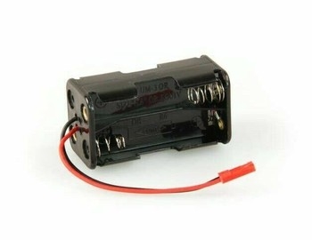 4 x AA Battery Holder Box 6v - Red JST Plug