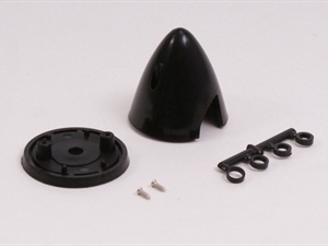 65mm Plastic Spinner (Black)