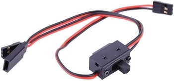 Receiver On Off Battery Switch For Futaba Plug (2 x Male 1x Female)