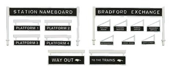 Station Name Boards and Platform Signs