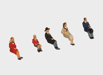 Seated People (5) Figure Set
