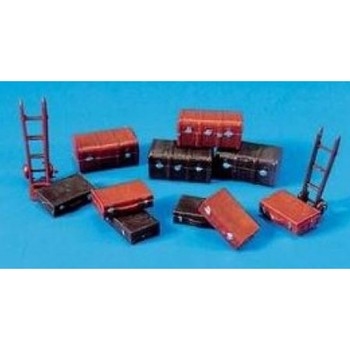 Trunks Suitcases and Trolleys