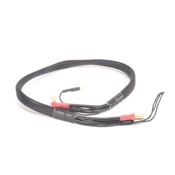 Charge Leads XH2S Balance Port - Black 1pc