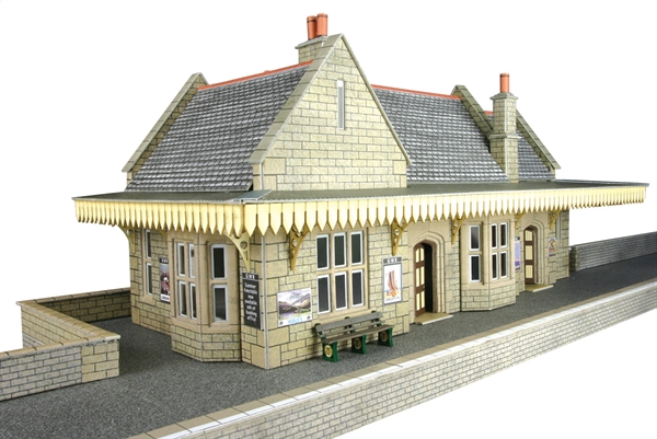 OO/HO SCALE STONE BUILT WAYSIDE STATION - PO238