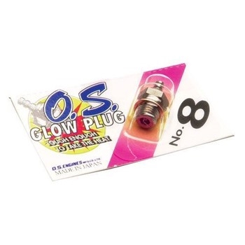 O.S Glowplug No.8 (Medium)  L-OS71608001