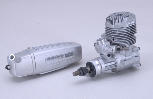 O.S. MAX 75AX w/E-4040 Silencer  L-OS17400