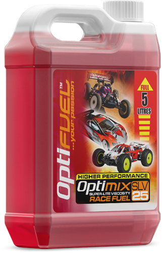 Optimix Race 25% SLV Nitro Car Fuel 5 Litre - Bulk Box (4 PCS)