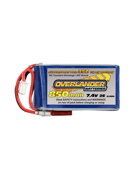 850MAH 7.4V 2S 35C SUPERSPORT PRO LIPO BATTERY