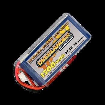 1300mAh 11.1V 3S 35C Supersport Pro Lipo Battery