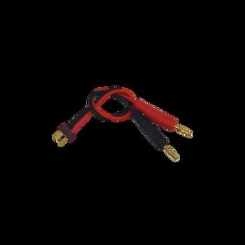 Deans to 4mm Gold Connectors Charge Lead
