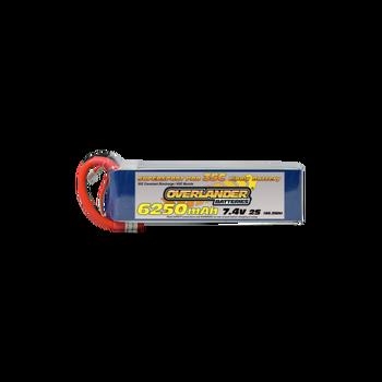 6250mAh 7.4V 2S 35C Supersport Pro Lipo Battery