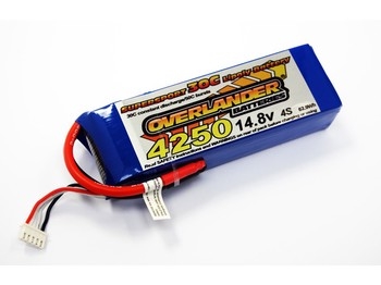 4250mAh 4S 14.8V 30C Lipo