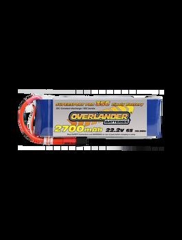 2700mAh 6S 22.2v 35C LiPo Battery - Overlander Supersport Pro