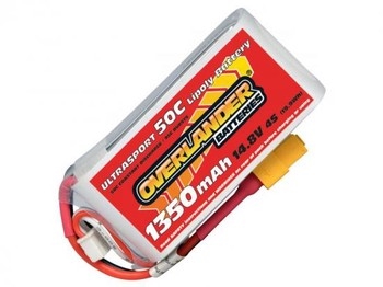1350mAh 14.8V 4S 50C Ultrasport Lipo Battery