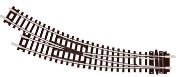 N Gauge Setrack Right Hand Curved Turnout ST-44