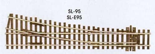 OO/HO Streamline Medium Radius Right Hand Turnout SL-95
