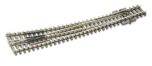 N Gauge Streamline Large Radius Right Hand Curved Turnout SL-386