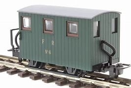 Ffestiniog Quarryman Brake Coach (1 Balcony), green