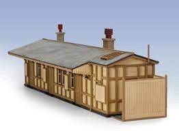 GWR Wooden Station Building Kit - Monkton Coombe