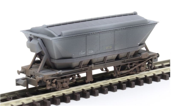 N Gauge China Clay Hopper COA EWS Maroon Weathered