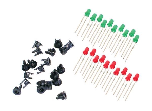LEDs With Panel Clips