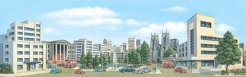 City Centre Large Backscene (228mm x 736mm)