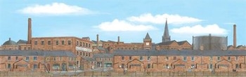 Old Industrial Town Centre Backscene