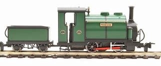 KATO/PECO OO-9 locomotive “Princess” (Green)