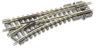 N Gauge Setrack 1st Radius Left Hand Turnout ST-6