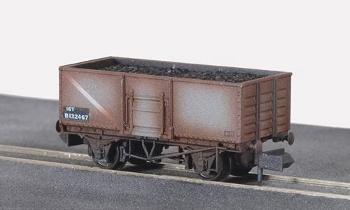 N Gauge Coal Butterley Steel type Wagon BR Weathered