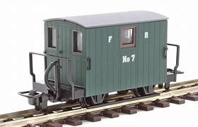 Ffestiniog Quarryman Brake Coach (2 Balcony), green