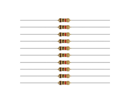 Resistors for PL-30 LEDs