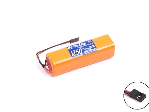9.6V 1250mAh Transmitter Battery (Square)