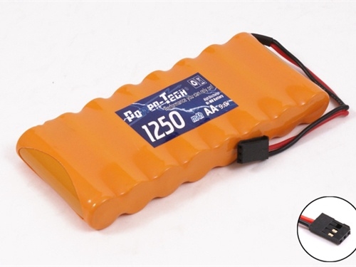 9.6V 1250mAh Transmitter Battery (Flat)