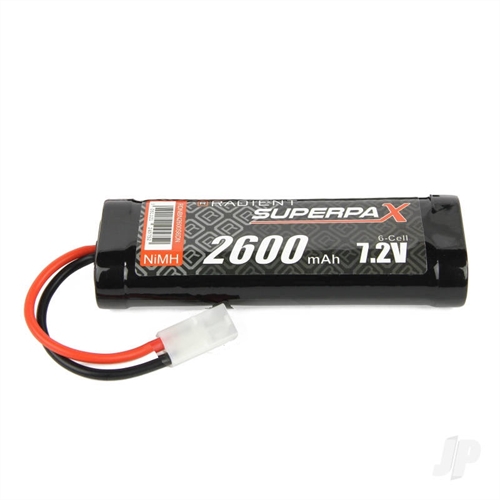 NiMH 72V 2600mAh SC Stick Pack Tamiya Connector