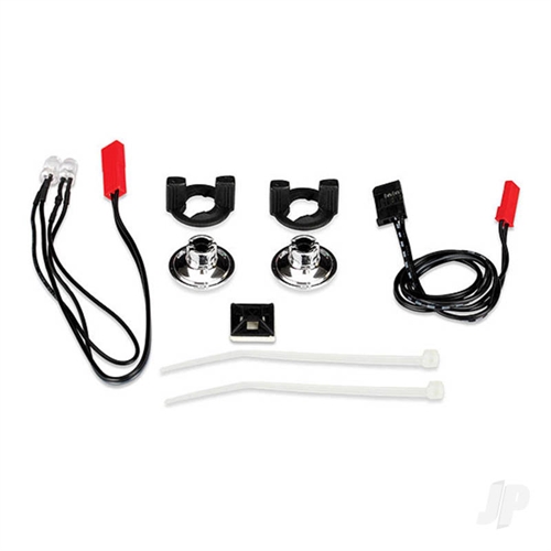 LED Lights / harness (2 red lights) / LED housing (2pcs) / housing retainer (2pcs) / wire clip (1pc) / wire ties (3pcs)
