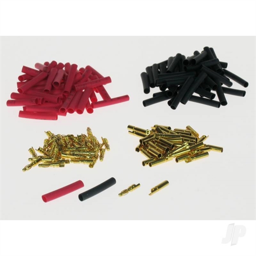 2mm GOLD CONNECTOR BULK 50 PAIRS + SHRINK