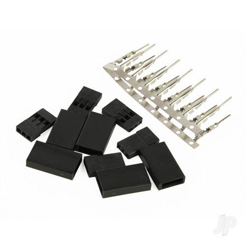"Connector Set, Universal Unassembled Rx (JR) Female, (5)"