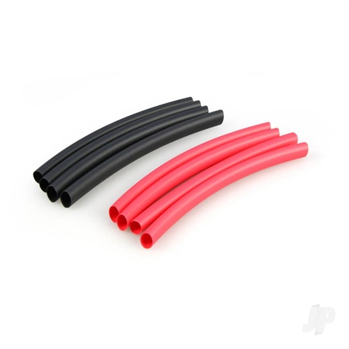 Heat Shrink 6 x 100mm Red/Black (8 Piece)
