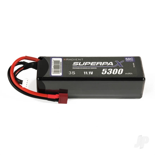 LiPo 3S 5300mAh 11.1V 50C Hard Case (Deans)