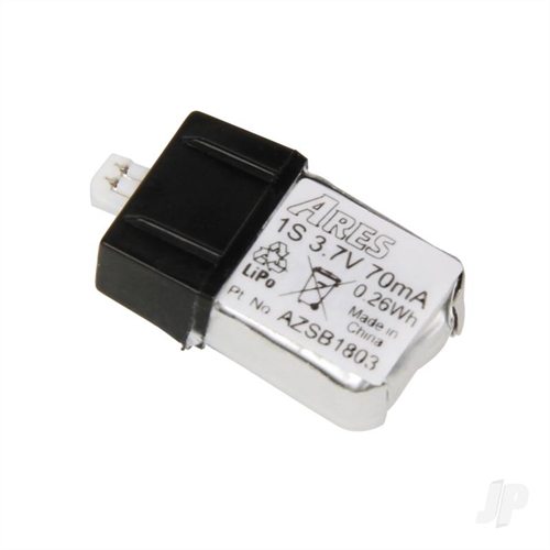 70mAh 1-Cell1S 37V 10C LiPo Battery UM Connector Sopwith Fokker